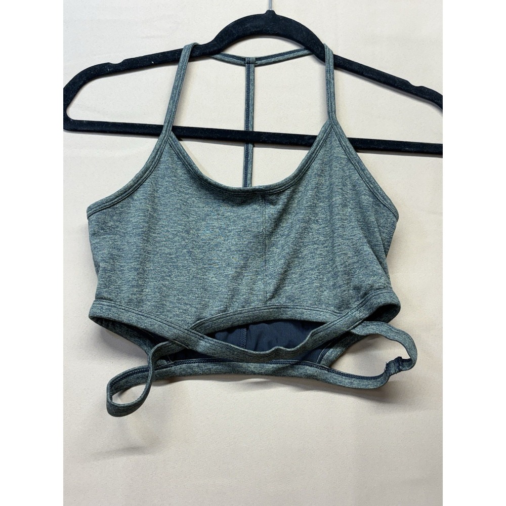 Free People Movement Infinity Strappy T-Back Bra Women's Size Medium Green